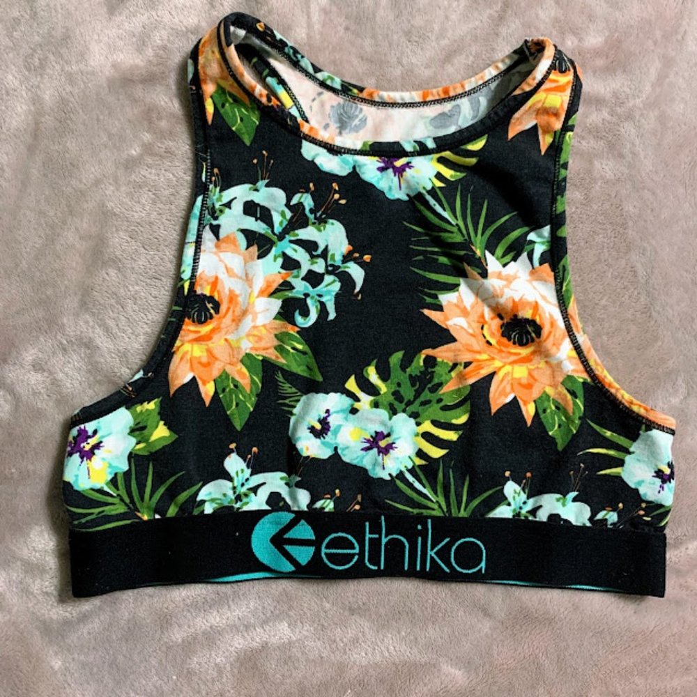 Ethika Floral "High Neck Bra"